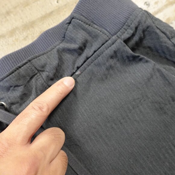 Athleta Midtown Trouser Pants Women’s 8 Flint Grey Pinstripe Stretch Athleisure - Picture 4 of 14